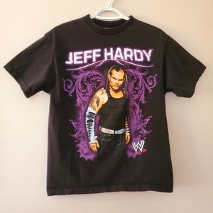 Jeff Hardy - WWE wrestling tee from 2007 - Front and back graphics